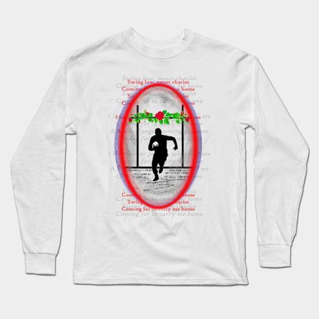 Rugby Design for England, UK Long Sleeve T-Shirt by Crazydodo